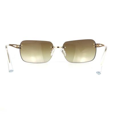 M10910 gold square metal sunglasses