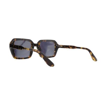 A11053 tortoise geometric acetate sunglasses