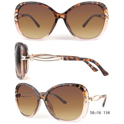 P10589 tortoiseshell/pink gradient butterfly pc/tr90 sunglasses