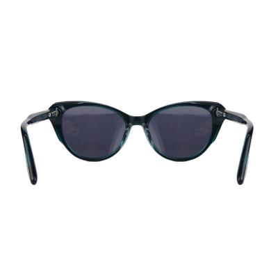 A11060 black cat eye acetate sunglasses