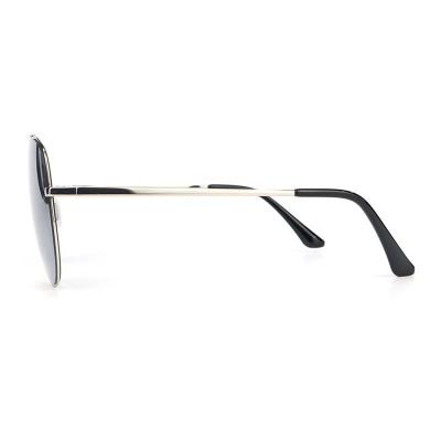 M10903 silver aviator metal sunglasses
