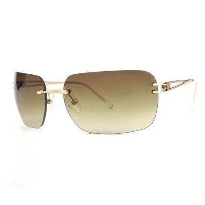 M10910 gold square metal sunglasses
