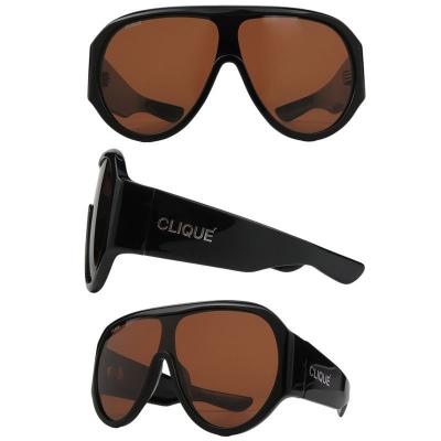 A11047 tortoise shield acetate sunglasses