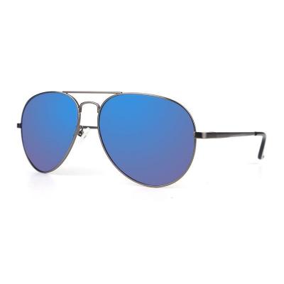 M10899 gunmetal aviator metal sunglasses