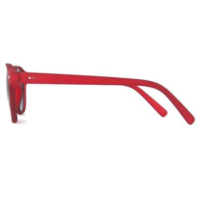 P10572 red round pc/tr90 sunglasses