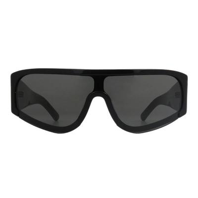 A11048 black shield acetate sunglasses