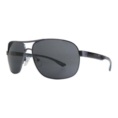 H10458 black aviator mixed-material sunglasses