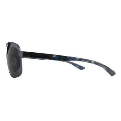 H10458 black aviator mixed-material sunglasses