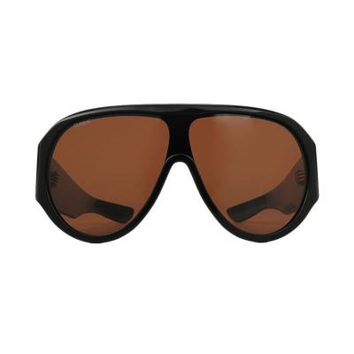 A11047 tortoise shield acetate sunglasses