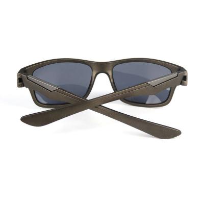 P10619 bronze/gunmetal brown square pc/tr90 sunglasses