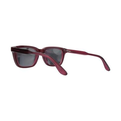 A11057 burgundy wayfarer acetate sunglasses