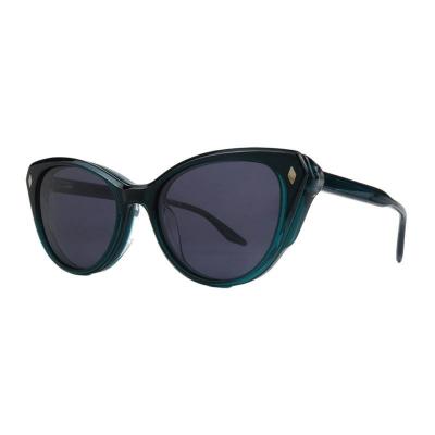 A11060 black cat eye acetate sunglasses