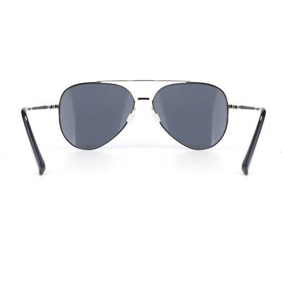 M10903 silver aviator metal sunglasses
