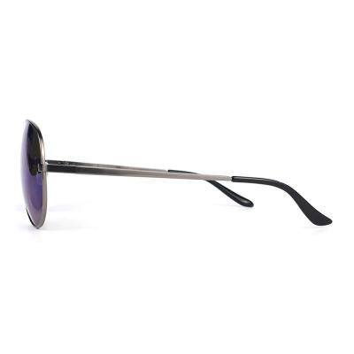 M10899 gunmetal aviator metal sunglasses
