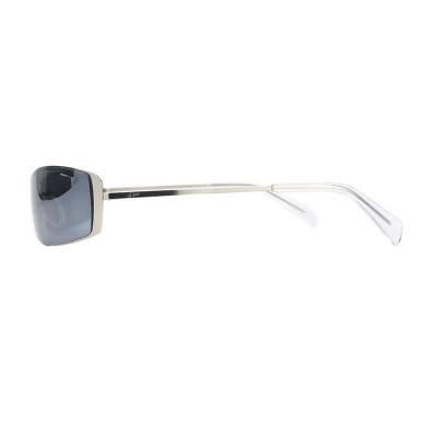 M10908 silver geometric metal sunglasses