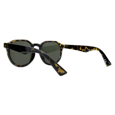 P10579 tortoiseshell round pc/tr90 sunglasses