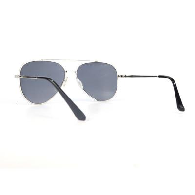 M10903 silver aviator metal sunglasses