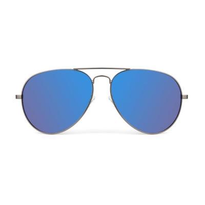 M10899 gunmetal aviator metal sunglasses