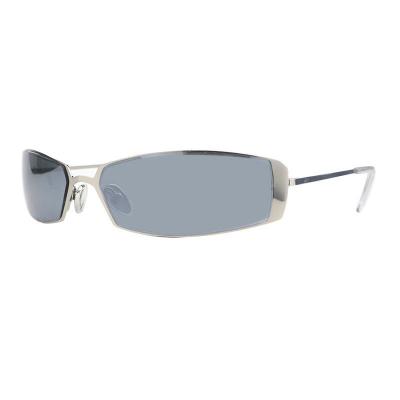 M10908 silver geometric metal sunglasses