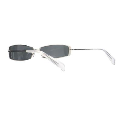 M10908 silver geometric metal sunglasses