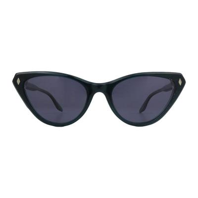 A11062 black cat eye acetate sunglasses