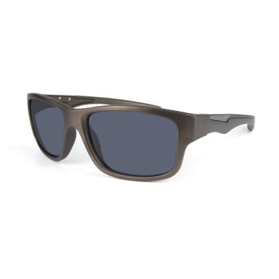 P10619 bronze/gunmetal brown square pc/tr90 sunglasses