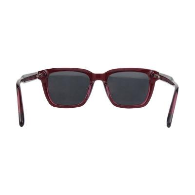 A11057 burgundy wayfarer acetate sunglasses