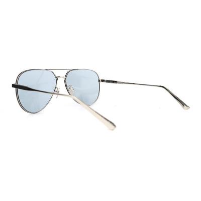 M10898 silver aviator metal sunglasses