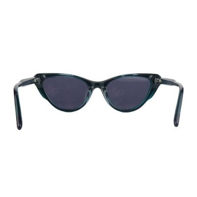 A11062 black cat eye acetate sunglasses