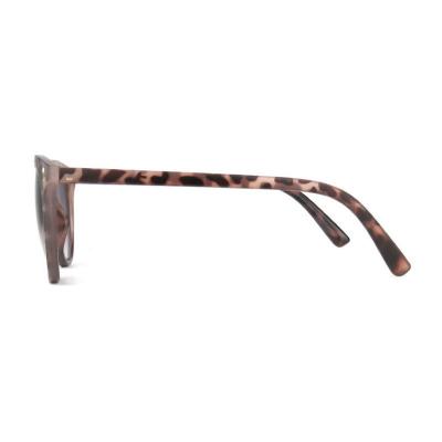P10573 tortoiseshell round pc/tr90 sunglasses