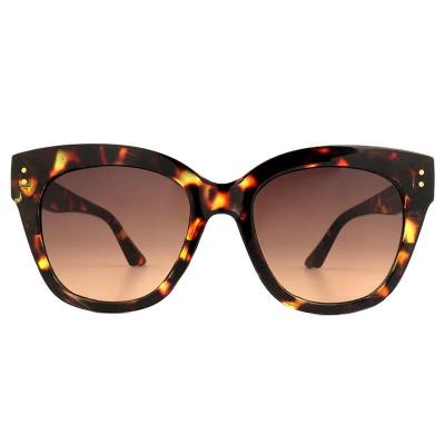P10631 tortoiseshell cat eye pc/tr90 sunglasses