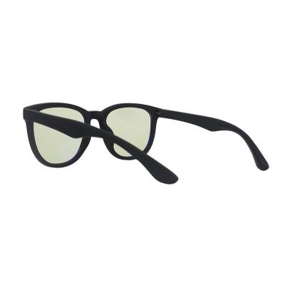 P10683 matte black wayfarer pc/tr90 sunglasses