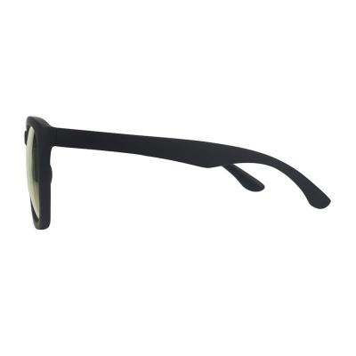P10683 matte black wayfarer pc/tr90 sunglasses