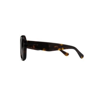 A11072 tortoise square acetate sunglasses