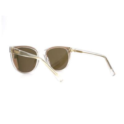 P10686 clear/transparent cat eye pc/tr90 sunglasses