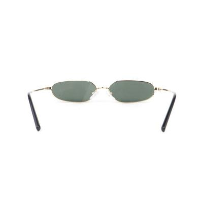 M10949 gold oval metal sunglasses
