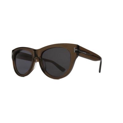 A11071 brown crystal wayfarer acetate sunglasses
