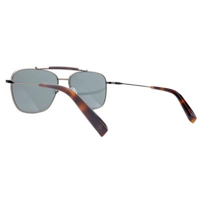 M10955 gunmetal aviator metal sunglasses