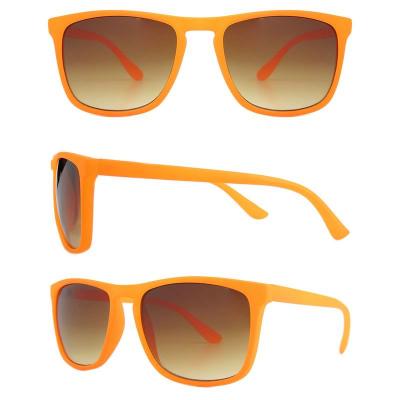 P10641 orange wayfarer pc/tr90 sunglasses