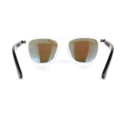 P10689 clear/transparent wayfarer pc/tr90 sunglasses
