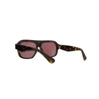 A11072 tortoise square acetate sunglasses