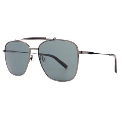 M10955 gunmetal aviator metal sunglasses