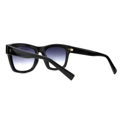 P10687 black square pc/tr90 sunglasses