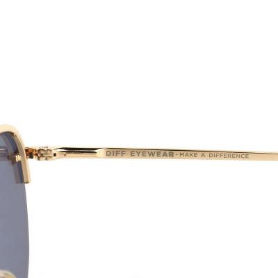 M10951 gold aviator metal sunglasses