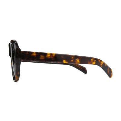 A11078 tortoise shield acetate sunglasses