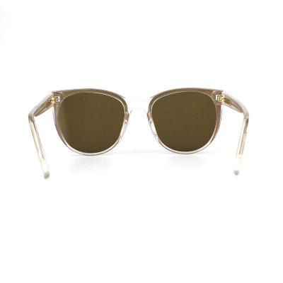 P10686 clear/transparent cat eye pc/tr90 sunglasses