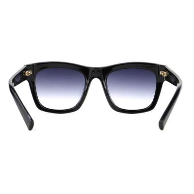 P10687 black square pc/tr90 sunglasses