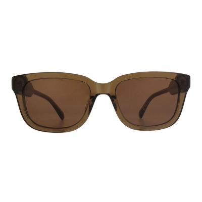 A11073 crystal brown square acetate sunglasses