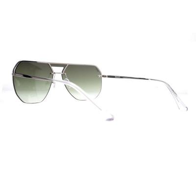 M10938 black shield metal sunglasses
