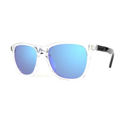 P10689 clear/transparent wayfarer pc/tr90 sunglasses
